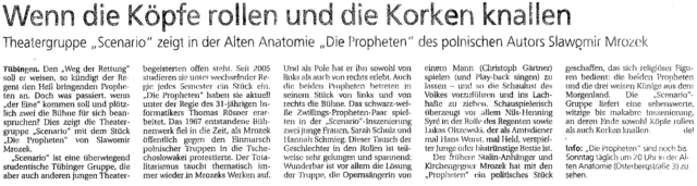 Tagblatt-Kritik